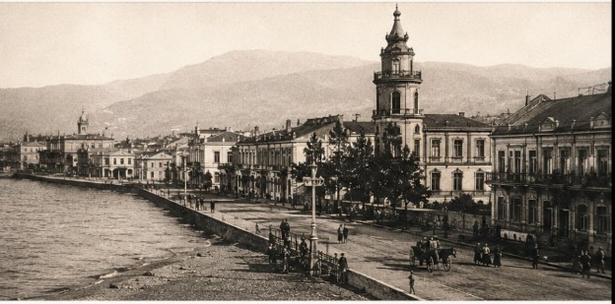 ძველი ბათუმის სანაპირო, ისტორიული ხედი